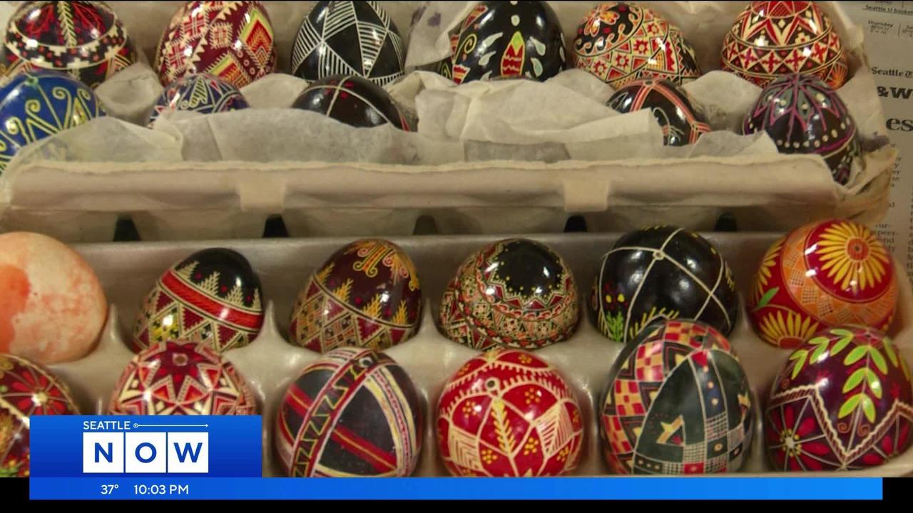 Old Ukrainian tradition 'Pysanky' takes on new meaning with the war - CW Seattle